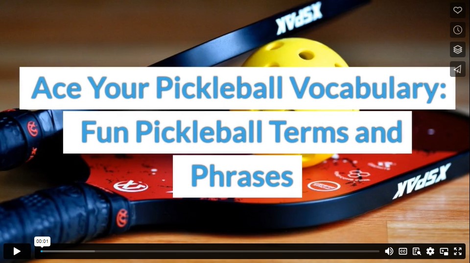 Ace Your Pickleball Vocabulary: Fun Pickleball Terms and Phrases