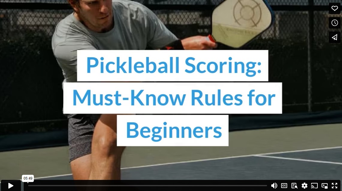 Pickleball Scoring: Must-Know Rules for Beginners